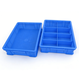 Anpassbare Logo-Größe Schwerlast-Kunststoff-Stapelbehälter EU-Verbindungssystem Logistikbox Stapelbare Europa-Kiste für Fabriken - Product Image 3