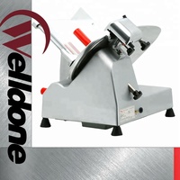Nouvelle trancheuse à viande congelée WELLDONE de haute qualité, électrique, commerciale, entièrement automatique, portable, à épaisseur réglable, de comptoir, en carbone