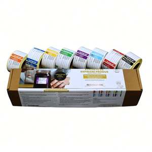 Juego de 7 Rollos/1000 Etiquetas Rotativas para Día de la Semana, Etiquetas Removibles de 1x1 Pulgada para Alimentos, de Lunes a Domingo - Product Image 2