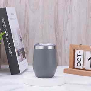 Mug à café en acier inoxydable 304 en forme de U avec couvercle, thermos portable anti-fuite, capacité de 8 oz, isolation thermique, design moderne - Product Image 2