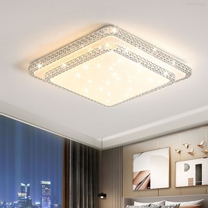 Modern Luxury <b>LED</b> Acrylic Iron Chandelier with Remote/Voice/Sensor Control for Bedroom Hallway Living Room Balcony <b>Lighting</b> - Product Image 4
