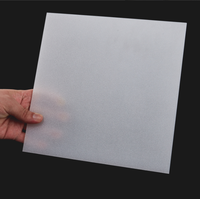 Plaque diffuseur de lumière en polystyrène PS, panneau plastique givré blanc 1,2 mm 1,5 mm 2 mm pour luminaires LED et caches de plafonniers