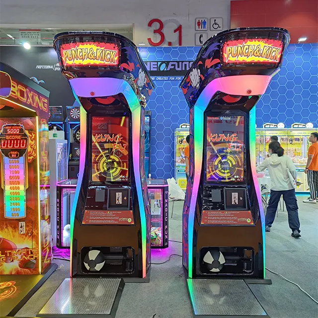 Đồng tiền hoạt động trong nhà người lớn trò chơi thể thao Arcade Punch và Kick điện tử boxing trò chơi máy giá