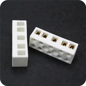 Excelente aislamiento C220 steatite ceramic terminal block Conectores eléctricos de cerámica