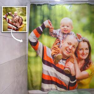 Rideaux photo personnalisés, rideaux occultants personnalisés, ajouter une photo, du <span class=keywords><strong>texte</strong></span> ou un logo - Product Image 1