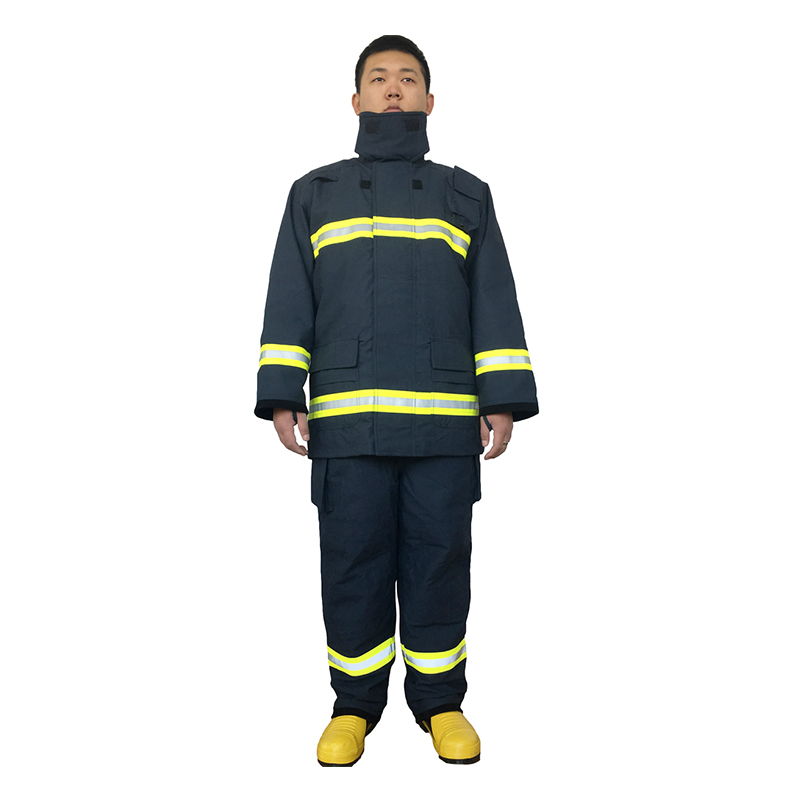 EN Met New Type Of Fire Suit For Fire Brigade In China Fireman Uniform