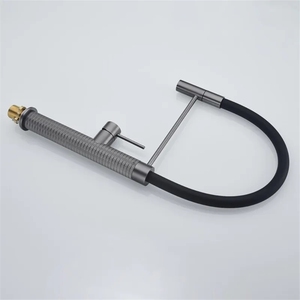 Grifos de Cocina de Lujo, Mezclador de Latón Dorado, Grifos de Agua, Grifos de Cocina con Rociador Extraíble, Grifos de Laboratorio - Product Image 6