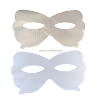 Masques jetables haut de gamme pour les yeux en tissu, à base d'algues et de fibres de Konjac, pour le soin de la peau, fabriqués en usine OEM, avec feuilles régulatrices de sébum