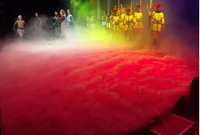 Effet professionnel de machine de brouillard de basse altitude de glace sèche de 3500W avec des machines de brumisateur de fumée de sortie et de base