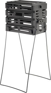 Caddie de pickleball de luxe durable, léger et imperméable avec roues, bac à balles de tennis, capacité de 80 balles, 35x30CM, option de logo personnalisé - Product Image 2