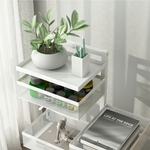 Carrito <span class=keywords><strong>de</strong></span> Cocina Giratorio Resistente Joyings con 5 Niveles <span class=keywords><strong>de</strong></span> <span class=keywords><strong>Cestas</strong></span> Metálicas y Estantes Estables para Almacenamiento en el Hogar - Product Image 2