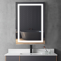 Espejo de Baño Rectangular LED con Sensor Táctil