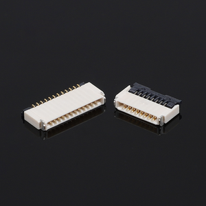 Fpc/ffc mạ Vàng 0.5mm Pitch 1.0h áp lực phía sau vỏ sò ngang SMD siêu mỏng Ổ cắm cáp - Product Image 4