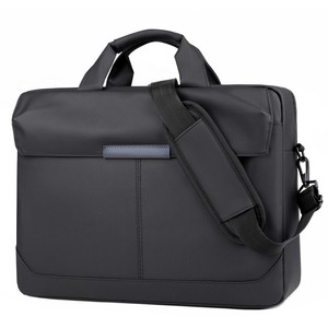 Custom Men's Polyester File Briefcase, Portable Large Capacity Shoulder Crossbody Business Outdoor <b>Laptop</b> Sleeve Bag. - Product Image 5