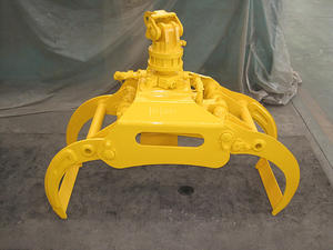 MONDE <span class=keywords><strong>Grappin</strong></span> forestier de haute qualité pour déchiqueter les bûches et les débris de bois pour excavatrice - Product Image 2