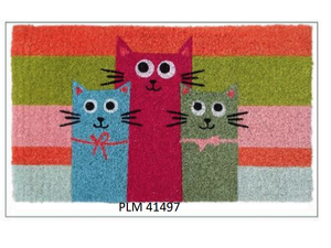 Decorative Colorful Jacquard Tufted Coir Doormat with TPR Backing for Durability Waterproof & Anti-Slip Outdoor Use - Product Image 2