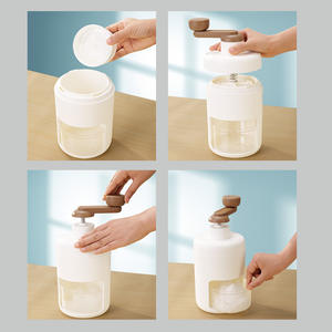 Máquina de Conos de Nieve Portátil para el Hogar, Libre de BPA, con Manivela, para Hacer Hielo Raspado - Product Image 4