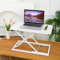 Convertisseur de bureau ergonomique moderne en métal, réglable en hauteur, pour position assise-debout, poste de travail portable, vente chaude