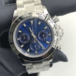 Reloj Deportivo Cronógrafo de Lujo para Hombre con Movimiento VK63, Correa de Acero Inoxidable, Resistente al Agua, Estilo Casual - Product Image 4