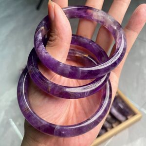 Pulsera de Amatista Natural Morada Super Siete al por Mayor, Brazalete de Sueño Circular Violeta Intenso y Morado Profundo, Joyería para Mujer - Product Image 1