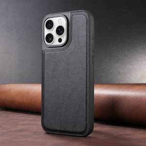 เคสโทรศัพท์หนังแท้หลากสีสไตล์มินิมอลแบบธุรกิจ ใช้ได้กับ iPhone ทุกรุ่น - Product Image 4