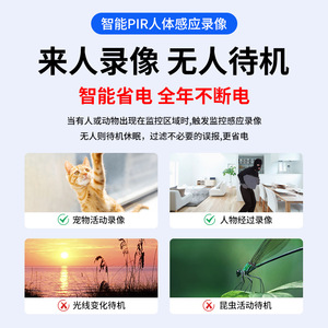 <b>Wireless</b> Battery <b>Camera</b> 1080P Cloud Storage PIR Motion Detection Night Vision Voice Intercom For Home Security Surveillance - Product Image 5