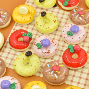 ชาร์มเรซิ่นรูปผลไม้จิ๋วสำหรับงาน DIY อุปกรณ์ตกแต่งครีมกาว ของประดับตกแต่งโต๊ะ วัสดุทำมือ - Product Image 3