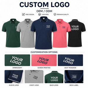 Camiseta Polo Premium con Logotipo Personalizado, Unisex, Cuello con Ribete, Transpirable, Ropa de Golf, Uniforme de Equipo, Venta al por Mayor, 10 Colores, Verde Bosque - Product Image 2