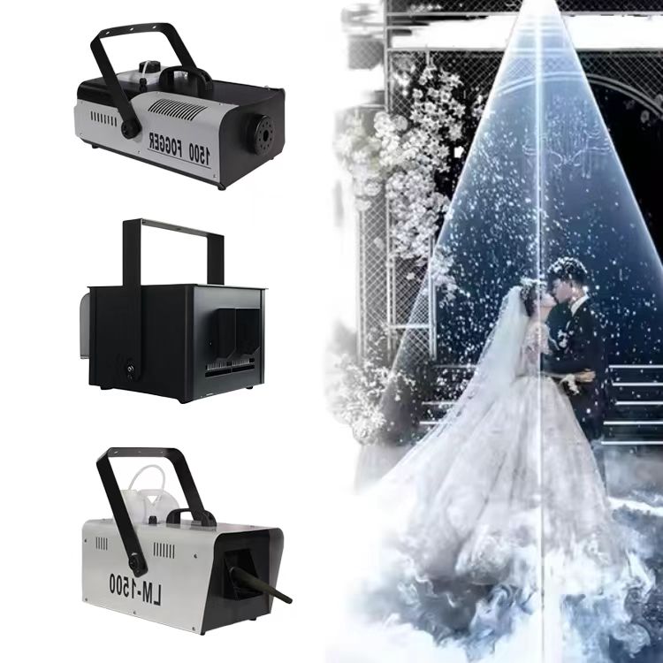 DJ Bride Magic Wedding 1500W Snow Machine 10W RGB Animation
