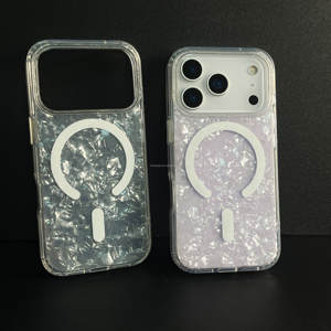 Coque de téléphone magnétique IMD pour iPhone 17 Pro Max 16 15 motif ne se décolore jamais aimant fort couverture antichoc pour Samsung S26 Ultra - Product Image 5