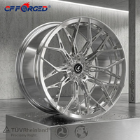 Jantes de voiture personnalisées en chrome forgé CF de 18 à 22 pouces pour 3 E36/E46 & Mercedes- W204/W205 5x112/5x120 PCD