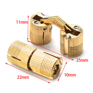 pure copper concealed hinge cylindrical hinge bucket hinge - Product Image 5