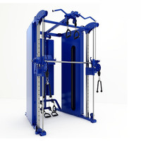 Machine de musculation multifonctionnelle tout-en-un de qualité commerciale avec rack de puissance et pile de poids pour la maison