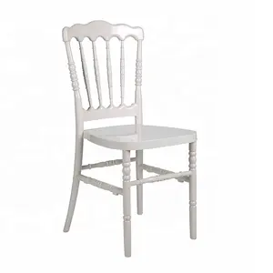 Plastic Resin Clear Transparent Tiffany Napoleon Chivari Chiavari Chairs With Seat Pad For Wedding Events Banquet