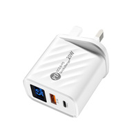 Adaptateur de chargeur PD de haute qualité avec prise EU, US, UK et adaptateur de chargeur de voyage UK, adaptateur de chargeur rapide USB-C PD 20W pour téléphone