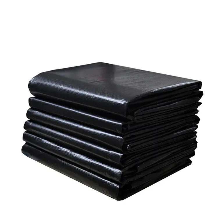 Saco de lixo grande personalizado multiuso para empreiteiro de 55-60 galões Saco de lixo grosso preto grande resistente