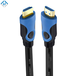 <span class=keywords><strong>Cable</strong></span> hdmi trenzado de nailon negro chapado en oro, 8k, 24K, macho <span class=keywords><strong>a</strong></span> macho - Product Image 5