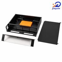Boîtier ODF 2U 48 ports en acier laminé à froid pour panneau de brassage fibre optique, compatible SC LC