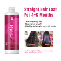Traitement à la kératine brésilienne pour usage professionnel en salon, système de réparation et de lissage des cheveux, crème pour cheveux bouclés