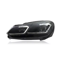 Accessoires automobiles YLC pour Volkswagen Golf 6 Mk6, phares 2009-2016, pour VW, ensemble de feux avant LED modifiés, plug and play