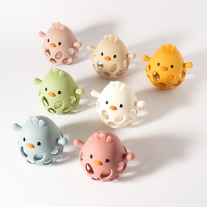 Mordedor de Silicona Personalizado de Fábrica Muslinlife, Libre de BPA, Diseño Hueco Suave, para Bebés de 0 a 24 Meses y de 2 a 4 Años, Forma Redonda - Product Image 2