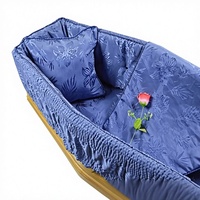 Ensemble de doublure en satin pour cercueil de style européen chinois avec matelas et couverture de cercueil Capitons - Accessoires de cercueil