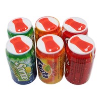 Vente en gros de bonbons miniatures halal, comprimés de sucre, pastilles, boissons gazeuses pétillantes, saveurs de bonbons, cola, bouteille, boîte