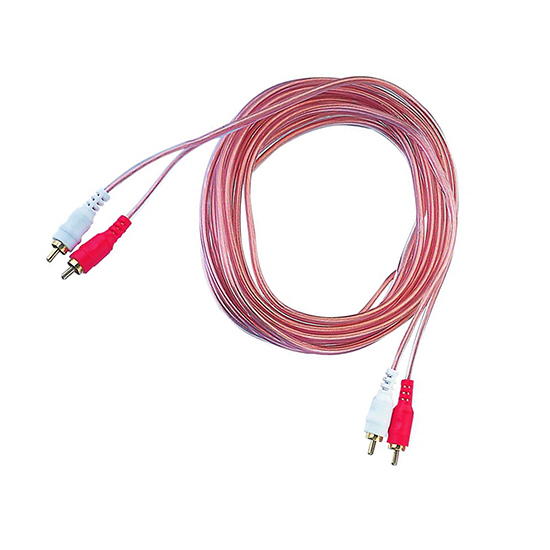 High Quality High Performance RCA Audio Cable 2RCA to 2RCA Transparent Stereo Audio Hifi Cable