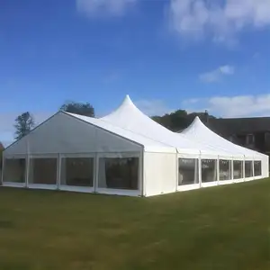 Mixed Waterproof PVC Marquee Party Canopy Tent White Outside Events Wedding