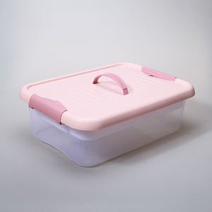 Contenedor de Almacenamiento de Plástico con Compartimento Interior, <span class=keywords><strong>Caja</strong></span> de Almacenamiento de Ropa Debajo de la Cama para Dormitorio, Organizador de Ropa Interior, <span class=keywords><strong>18</strong></span> <span class=keywords><strong>Litros</strong></span> - Product Image 1