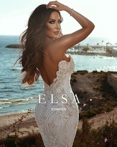 Wedding Dress Empire Small Tail <strong>Bride</strong> 2024 New European American Tube <strong>Top</strong> Puffy Long Trailing Temperament Lawn Veil Appliques - Product Image 2