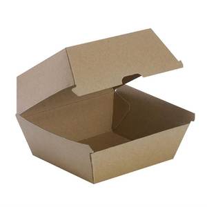 Caja de Embalaje para Hamburguesas de Papel Kraft Premium, Contenedor de Alimentos Desechable Ecológico para Comida para Llevar y Comida Rápida - Product Image 4