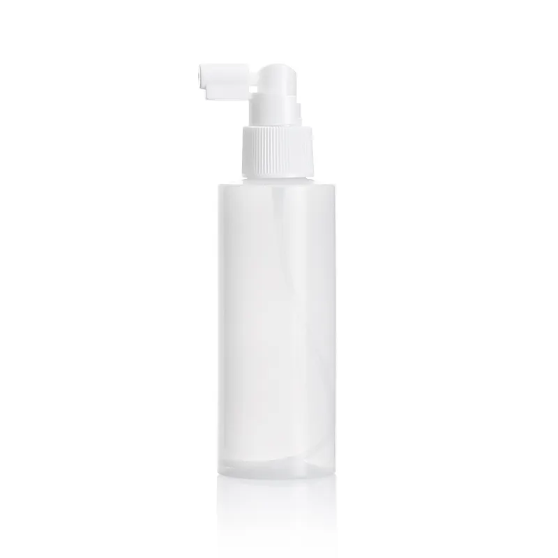 Lage Moq Lege 150Ml Witte Plastic Neusmondstuk Spuitfles Haarverzorging Parfum Fijne Mist Bid Medische Container