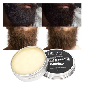 Baume à barbe biologique OEM Contrôle et croissance Hydrate la peau Renforce les poils Réduit les démangeaisons et les irrégularités Coiffage naturel Baume à barbe - Product Image 4